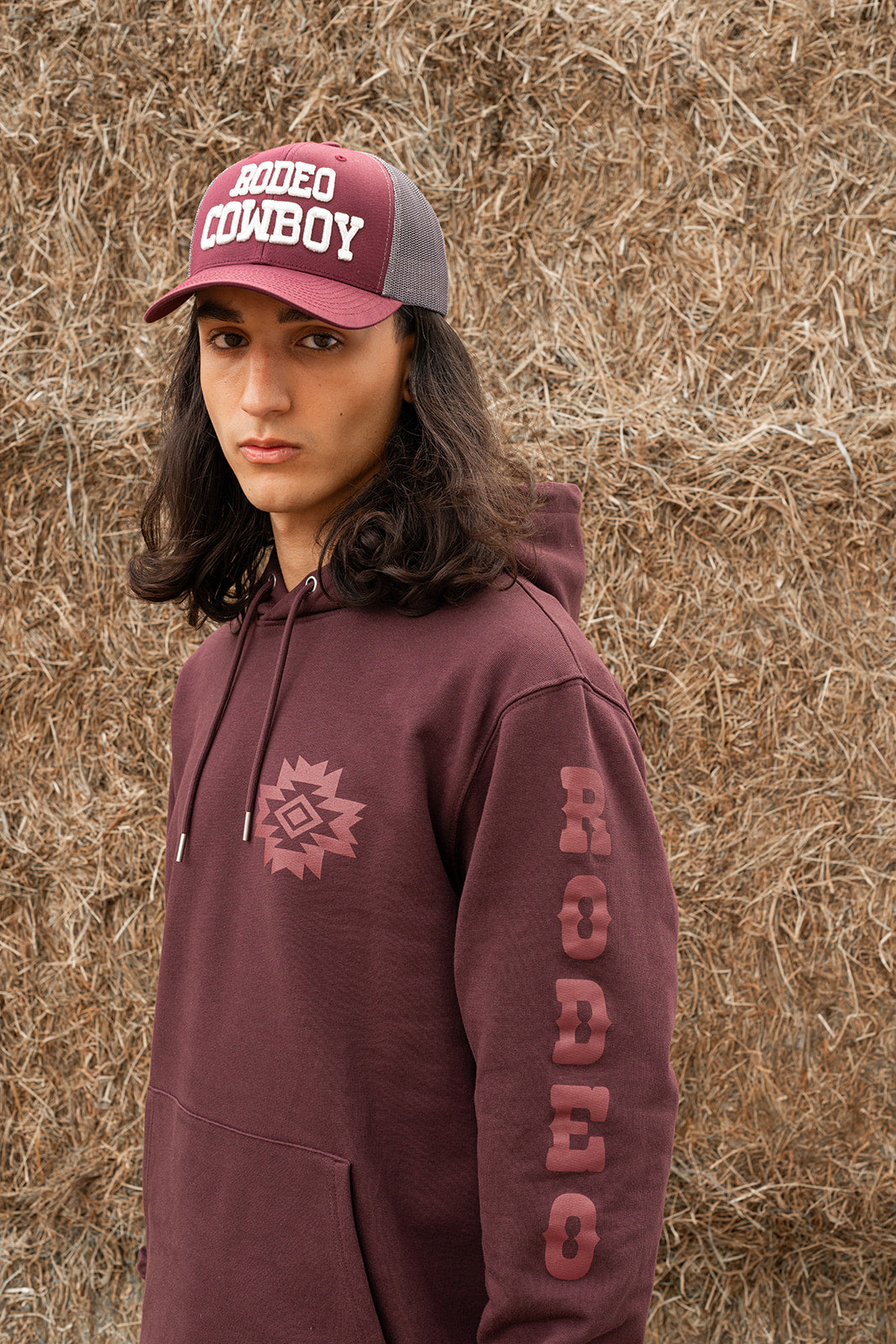 Rodeo cowboy 2-tone cap