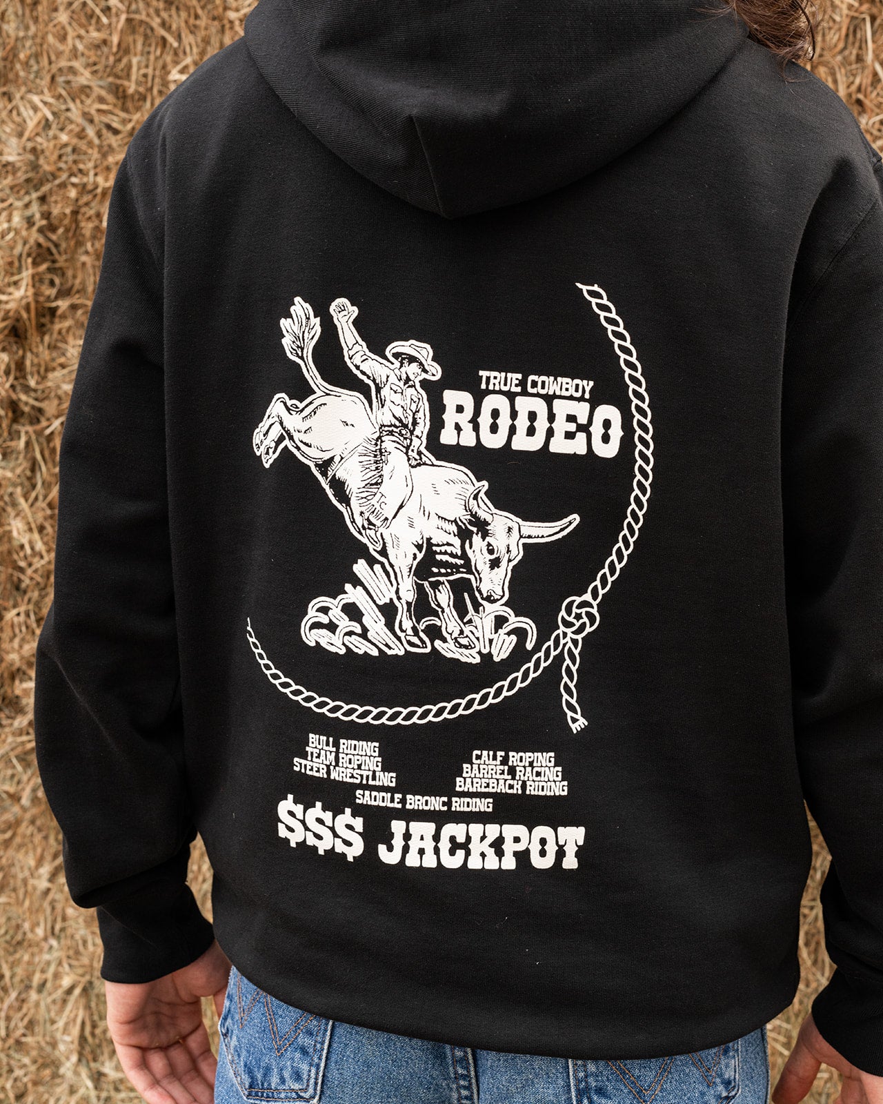 True cowboy rodeo hoodie