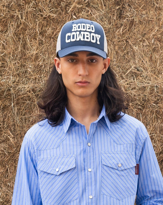 Rodeo cowboy 2-tone cap