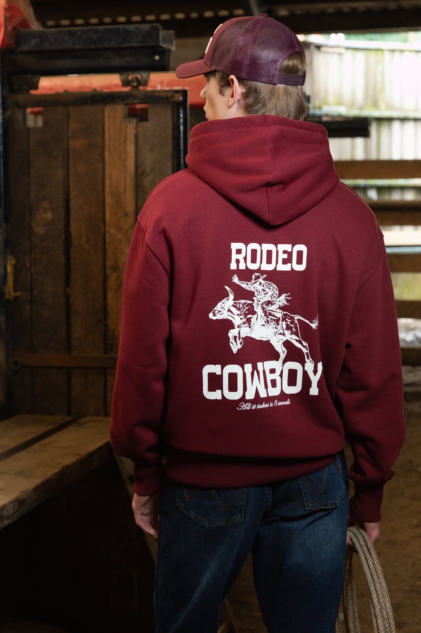 Rodeo cowboy hoodie